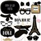 Big Dot of Happiness Stars Over Paris - Parisian Themed Party Photo Booth Props Kit - 20 Count